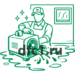 Сушка и уборка после потопа в Мытищах